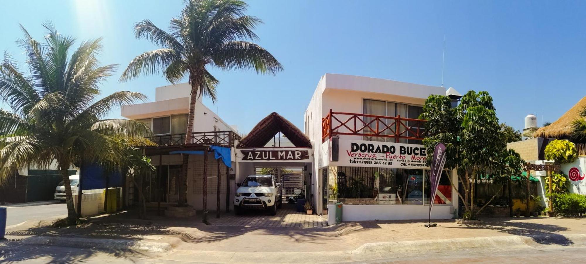 Azul Mar Diving And Lodge Puerto Morelos Eksteriør bilde